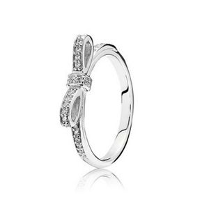 Pandora Sparkling Bow Ring